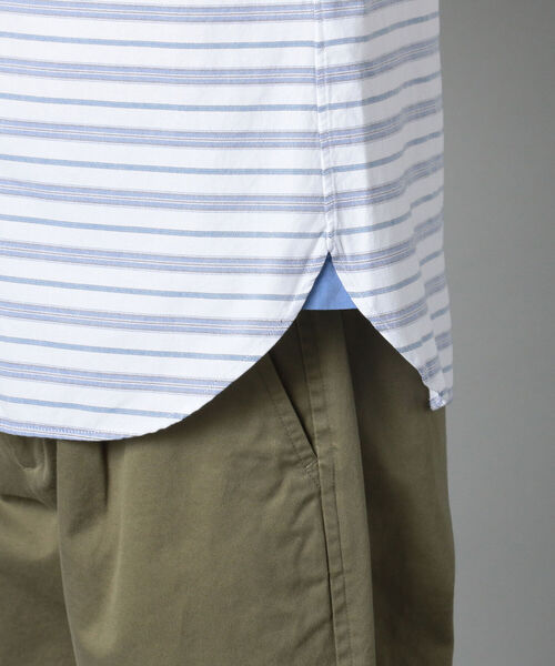 NOLLEY'S goodman（ノーリーズグッドマン）の「クジラ ワンポイント ボタンダウン シャツ（シャツ/ブラウス・メンズ・ホワイト系その他/ブルー系その他/ホワイト/ブラウン系その他/サックスブルー・M/XL/S/L/XXL）」の12枚目の写真