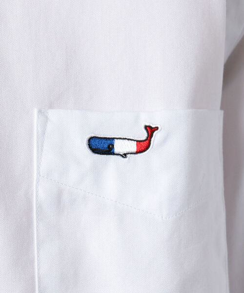 NOLLEY'S goodman（ノーリーズグッドマン）の「クジラ ワンポイント ボタンダウン シャツ（シャツ/ブラウス・メンズ・ホワイト系その他/ブルー系その他/ホワイト/ブラウン系その他/サックスブルー・M/XL/S/L/XXL）」の15枚目の写真