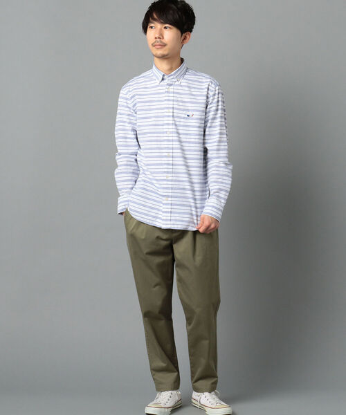 NOLLEY'S goodman（ノーリーズグッドマン）の「クジラ ワンポイント ボタンダウン シャツ（シャツ/ブラウス・メンズ・ホワイト系その他/ブルー系その他/ホワイト/ブラウン系その他/サックスブルー・M/XL/S/L/XXL）」の19枚目の写真