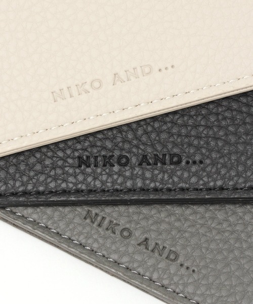 niko and...（ニコアンド）の「フェイクレザー巾着ショルダーバッグ（ショルダーバッグ・メンズ・ライトブルー/ブラック/グレー・0）」の11枚目の写真