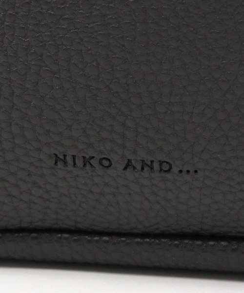 niko and...（ニコアンド）の「フェイクレザー巾着ショルダーバッグ（ショルダーバッグ・メンズ・ライトブルー/ブラック/グレー・0）」の21枚目の写真