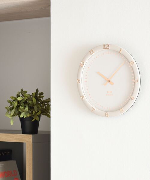 BRUNO（ブルーノ）の「パステルウォールクロック（掛け時計・レディース・ブルー/ブルーグリーン/グレイッシュベージュ/ダークグレー/ピンク・ﾌﾘ-）」の17枚目の写真