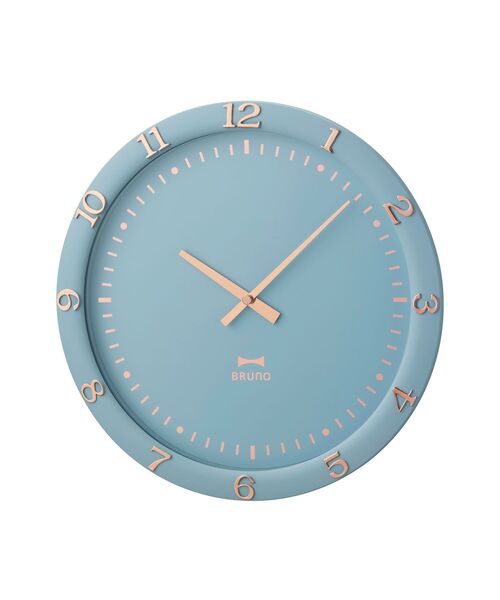BRUNO（ブルーノ）の「パステルウォールクロック（掛け時計・レディース・ブルー/ブルーグリーン/グレイッシュベージュ/ダークグレー/ピンク・ﾌﾘ-）」の14枚目の写真