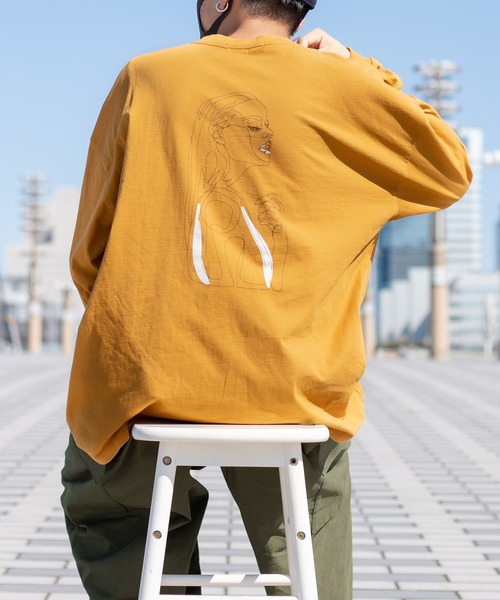 kutir(クティール)の「レトロアソートプリントロンT(Tシャツ/カットソー・メンズ・ホワイト/ブラック/パープル/オフホワイト/サックスブルー/マスタード/ホワイト系その他・MEDIUM/LARGE)」の7枚目の写真