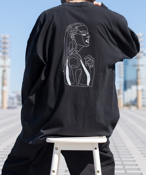 kutir(クティール)の「レトロアソートプリントロンT(Tシャツ/カットソー・メンズ・ホワイト/ブラック/パープル/オフホワイト/サックスブルー/マスタード/ホワイト系その他・MEDIUM/LARGE)」の5枚目の写真