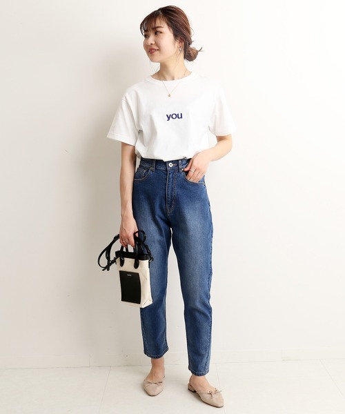 SLOBE IENA（スローブイエナ）の「you5/S TEE【手洗い可能】◆（Tシャツ/カットソー・レディース・ホワイト/ブラック系その他・FREE）」の10枚目の写真