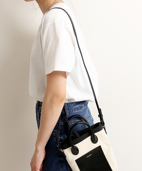 SLOBE IENA（スローブイエナ）の「you5/S TEE【手洗い可能】◆（Tシャツ/カットソー・レディース・ホワイト/ブラック系その他・FREE）」の12枚目の写真