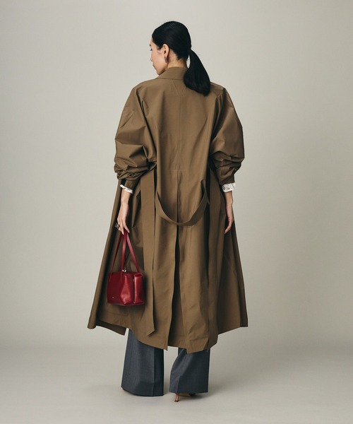 【美品】カオス　Chaos　トレンチ　SPECアウターコート　キャメル Chaos カオス スーペリアウールコート ベルト付き ロング ブラウン