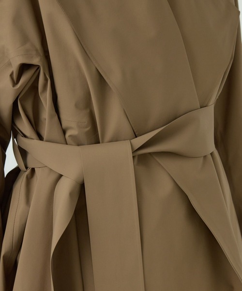 Chaos(カオス)の「Chaos(カオス)/シェルSPECアウターコート(トレンチコート・レディース・ブラック/ベージュ/ライトベージュ/モカ・FREE)」の7枚目の写真