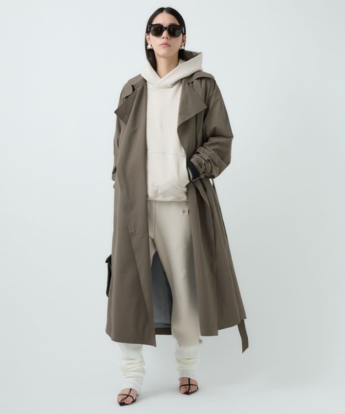 Chaos(カオス)の「Chaos(カオス)/シェルSPECアウターコート(トレンチコート・レディース・ブラック/ベージュ/ライトベージュ/モカ・FREE)」の20枚目の写真