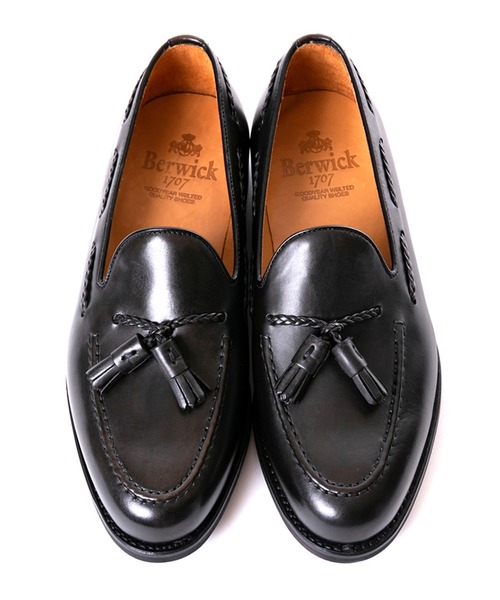 b*ン様 【美品】Berwick バーウィック メンズローファー　4407BCV Berwick1707 | コインローファー | 4407BCVIBK – バーウィック
