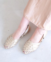 クロスメッシュパンプス
