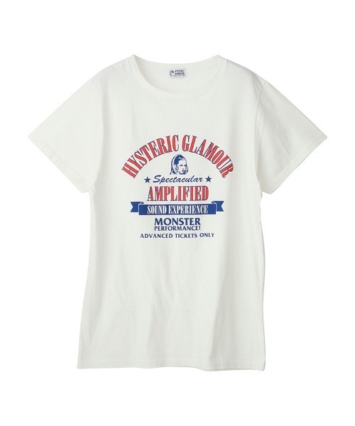 HYSTERIC GLAMOUR（ヒステリックグラマー）の「HG SOUND EXPERIENCE オーバーサイズTシャツ（Tシャツ/カットソー・レディース・ホワイト/カーキ/ブラック・FREE）」の2枚目の写真