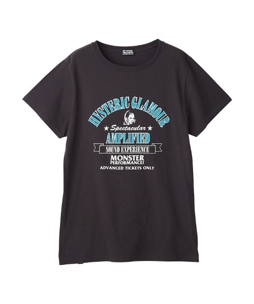 HYSTERIC GLAMOUR（ヒステリックグラマー）の「HG SOUND EXPERIENCE オーバーサイズTシャツ（Tシャツ/カットソー・レディース・ホワイト/カーキ/ブラック・FREE）」の3枚目の写真