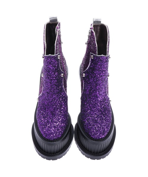PAMEO POSE（パメオポーズ）の「Western Disco Boots Purple