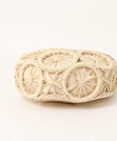 チャイハネ（チャイハネ）の「【チャイハネ】アミーシャかごバッグ（かごバッグ・レディース・ブラウン/ホワイト・FREE）」の9枚目の写真