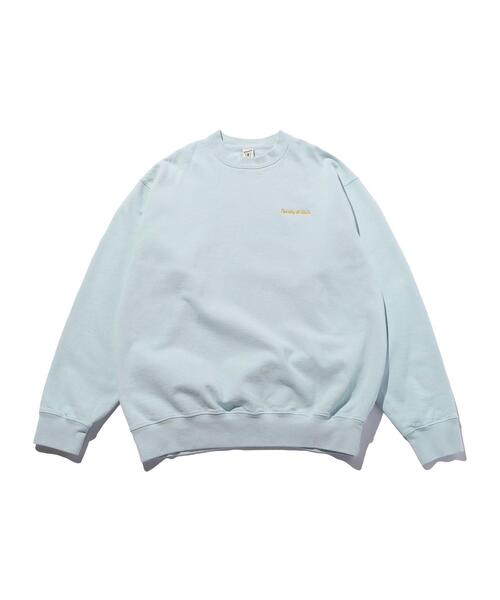 SPORTY&RICH(スポーティアンドリッチ)の「<SPORTY&RICH> CLASSIC LOGO SWT CN/スウェット(スウェット・メンズ・ライトブルー/ナチュラル・LARGE/MEDIUM)」の2枚目の写真