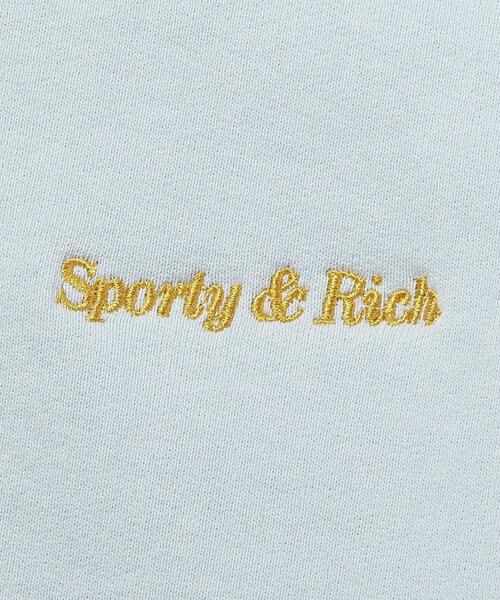 SPORTY&RICH(スポーティアンドリッチ)の「<SPORTY&RICH> CLASSIC LOGO SWT CN/スウェット(スウェット・メンズ・ライトブルー/ナチュラル・LARGE/MEDIUM)」の8枚目の写真
