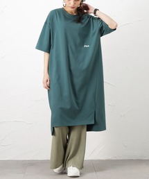 FILA フィラ バックプリント Tシャツワンピース