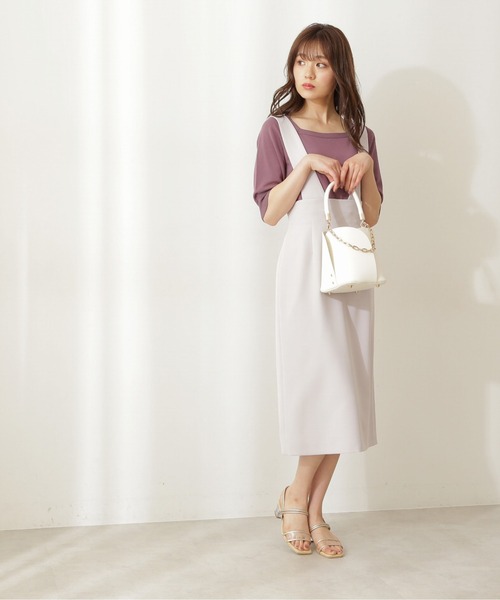 PROPORTION BODY DRESSING(プロポーションボディドレッシング)の「バックレースアップスクエアニット / 1211270501(ニット/セーター・レディース・ブルー/パープル系その他/パープル/ホワイト系その他・MEDIUM/SMALL)」の13枚目の写真