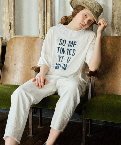 PUAL CE CIN（ピュアルセシン）の「JAPAN MADE／日本製 デニムパンツ（デニムパンツ・レディース・ホワイト/グレー/インディゴブルー・FREE）」の4枚目の写真