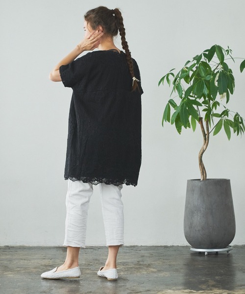 PUAL CE CIN（ピュアルセシン）の「JAPAN MADE／日本製 デニムパンツ（デニムパンツ・レディース・ホワイト/グレー/インディゴブルー・FREE）」の16枚目の写真