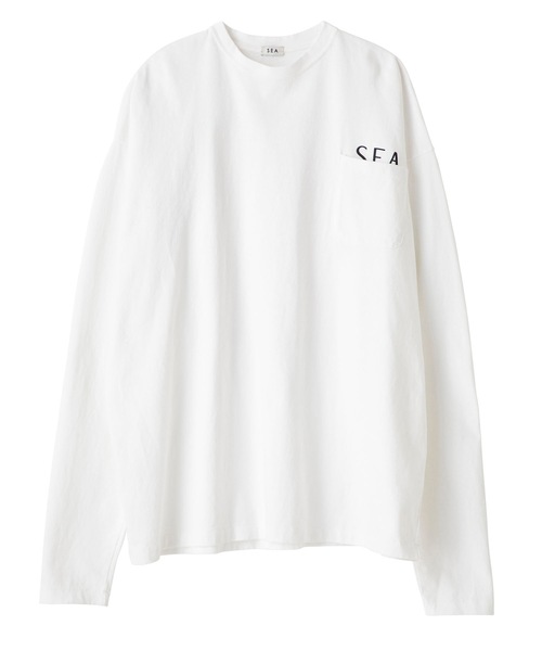 SEA(シー)の「LOVE SKI L/S TEE(Tシャツ/カットソー・レディース・ホワイト/グレー・1/2/3)」の11枚目の写真