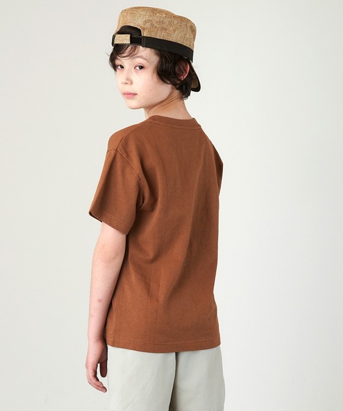 &yam(アンドヤム)の「ブランドロゴ入りサマーキャスケット(キャスケット・キッズ・ベージュ/ブラック/ホワイト・S/M)」の16枚目の写真