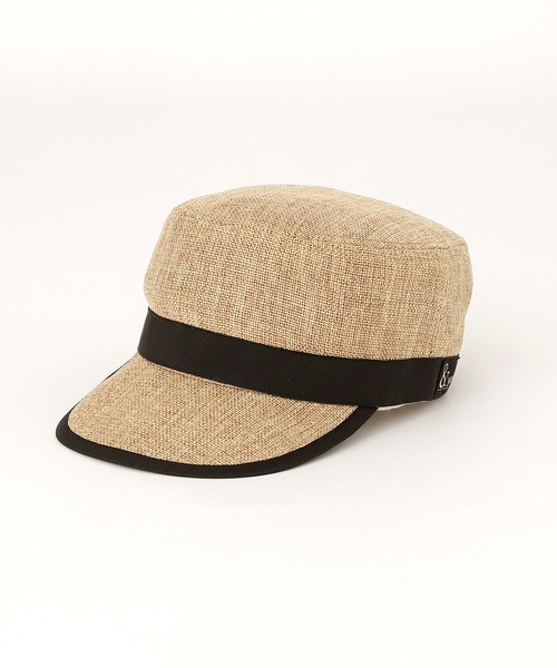 &yam(アンドヤム)の「ブランドロゴ入りサマーキャスケット(キャスケット・キッズ・ベージュ/ブラック/ホワイト・S/M)」の22枚目の写真