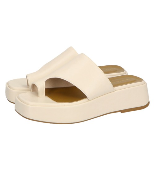 ORiental TRaffic（オリエンタルトラフィック）の「フレアソールトングサンダル/11235（サンダル・レディース・ブラック/ホワイト・S/M/L/LL）」の6枚目の写真