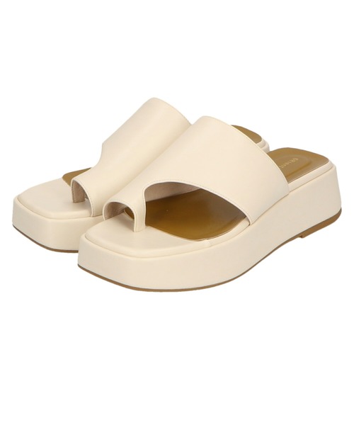 ORiental TRaffic（オリエンタルトラフィック）の「フレアソールトングサンダル/11235（サンダル・レディース・ブラック/ホワイト・S/M/L/LL）」の8枚目の写真