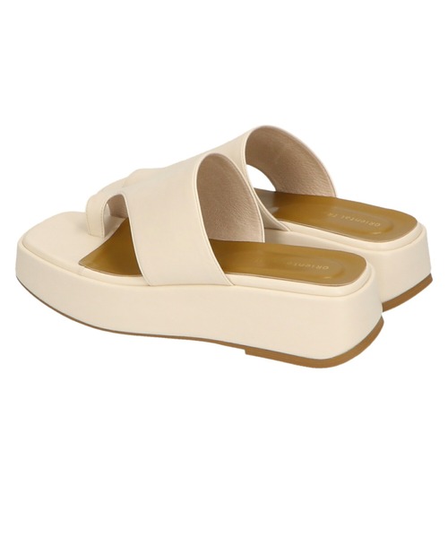 ORiental TRaffic（オリエンタルトラフィック）の「フレアソールトングサンダル/11235（サンダル・レディース・ブラック/ホワイト・S/M/L/LL）」の11枚目の写真