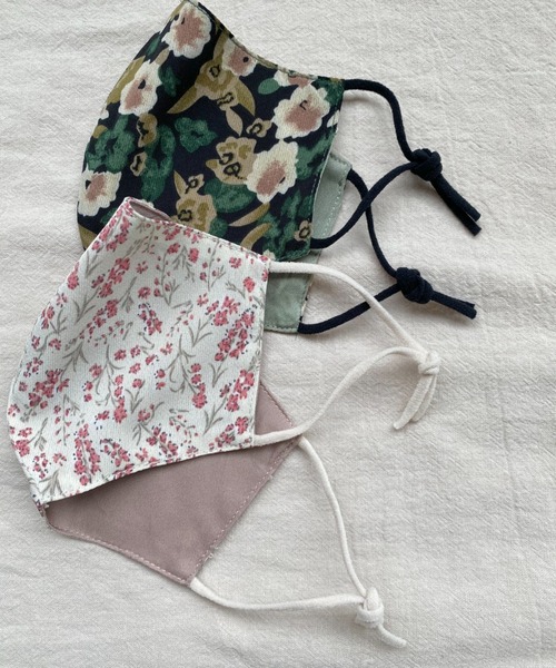 idem(イデム)の「idem silk flower mask/シルクフラワーマスク(マスク・レディース・ブラック/アイボリー/グリーン・FREE)」の17枚目の写真