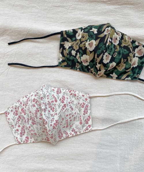 idem(イデム)の「idem silk flower mask/シルクフラワーマスク(マスク・レディース・ブラック/アイボリー/グリーン・FREE)」の18枚目の写真