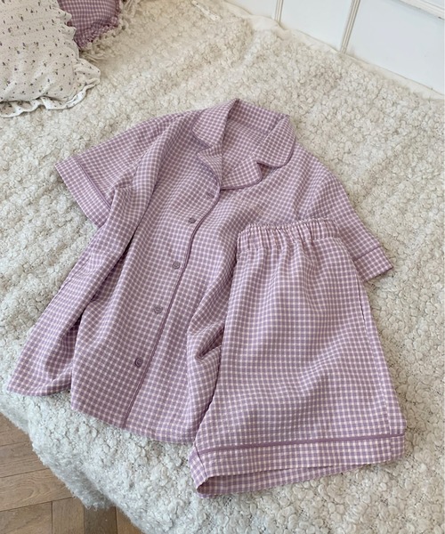 OLIVE des OLIVE（オリーブデオリーブ）の「ルームウェア2点set（ルームウェア/パジャマ・レディース・ラベンダー・FREE）」の6枚目の写真