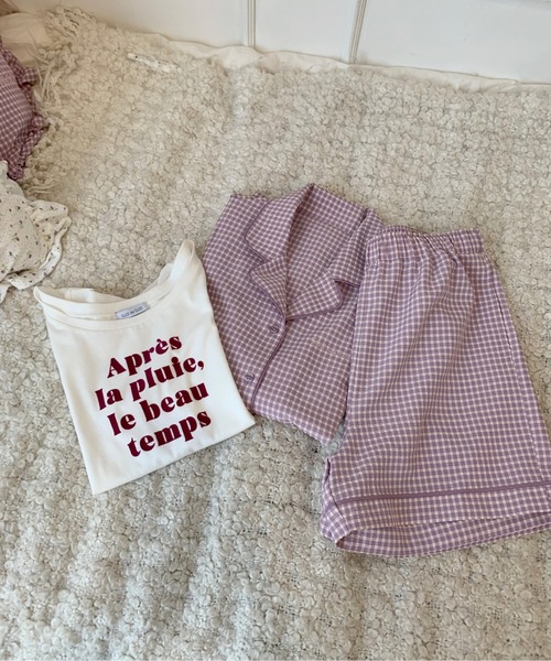 OLIVE des OLIVE（オリーブデオリーブ）の「ルームウェア2点set（ルームウェア/パジャマ・レディース・ラベンダー・FREE）」の7枚目の写真