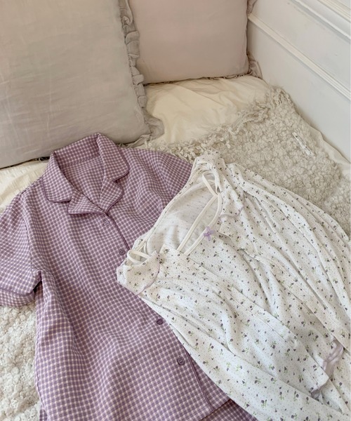 OLIVE des OLIVE（オリーブデオリーブ）の「ルームウェア2点set（ルームウェア/パジャマ・レディース・ラベンダー・FREE）」の9枚目の写真