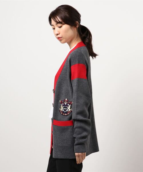 SEE BY CHLOE(シーバイクロエ)の「カレッジスタイルカーディガン(カーディガン/ボレロ・レディース・グレー系その他・S/M)」の2枚目の写真