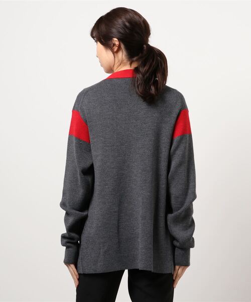 SEE BY CHLOE(シーバイクロエ)の「カレッジスタイルカーディガン(カーディガン/ボレロ・レディース・グレー系その他・S/M)」の3枚目の写真