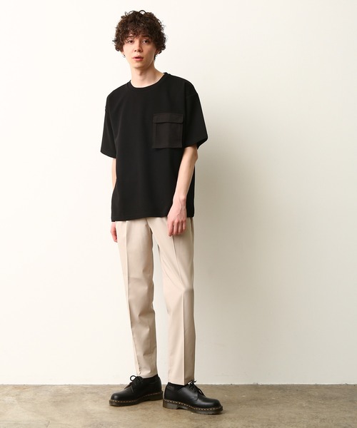 JUNRED(ジュンレッド)の「ドライリップル BIG T(Tシャツ/カットソー・メンズ・ホワイト/ブラック/ネイビー/オレンジ・M/L/LL)」の10枚目の写真