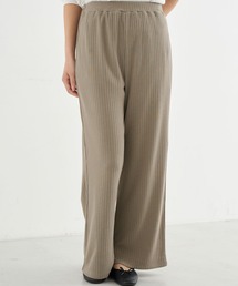 earth music&ecology | リブストレートパンツ ＊(その他パンツ)