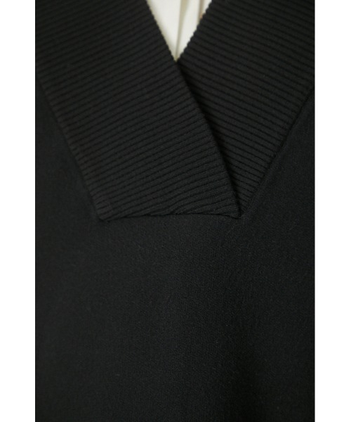 RIM.ARK | Hood over knit tunic (KNITWEAR ) |RIM.ARK ONLINE STORE