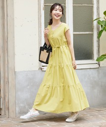 KOBE LETTUCE | マルチwayボタンディテールティアードワンピース(ワンピース)