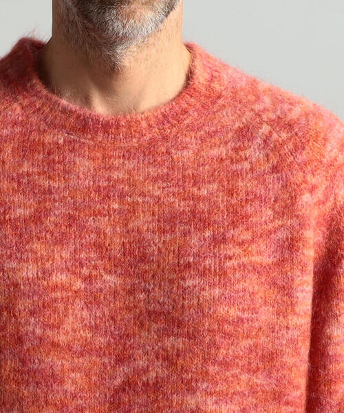 TOMORROWLAND （トゥモローランド）の「モヘアウールナイロン メランジクルーネックニット（ニット/セーター・メンズ・グレー/ピンク/ライトブルー・S/M）」の13枚目の写真