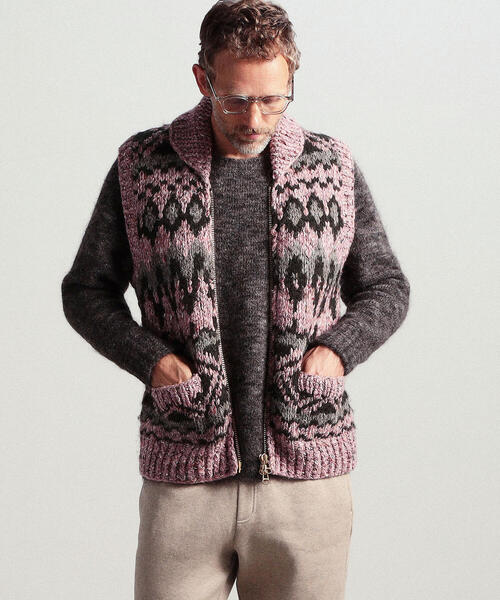 TOMORROWLAND （トゥモローランド）の「モヘアウールナイロン メランジクルーネックニット（ニット/セーター・メンズ・グレー/ピンク/ライトブルー・S/M）」の20枚目の写真