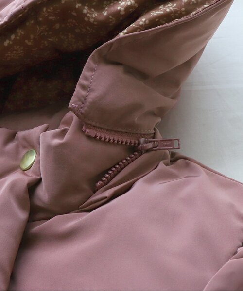 apres les cours（アプレレクール）の「肩フリルダウンジャケット_撥水加工（ダウンジャケット/コート・キッズ・ベージュ/ピンク・140/120/100）」の12枚目の写真