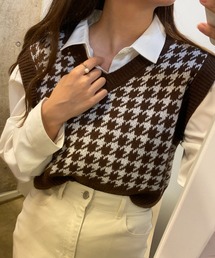 WEGO/コンパクトニットベスト