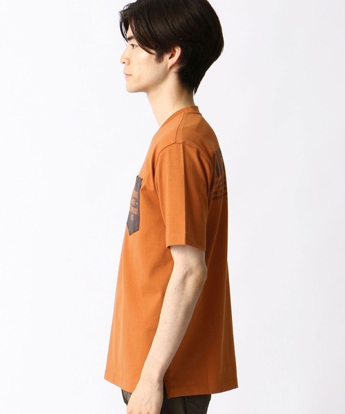 NICOLE CLUB FOR MEN（ニコルクラブフォーメン）の「ロゴプリントポケットＴシャツ（Tシャツ/カットソー・メンズ・ホワイト/ライトグレー/ブラック/テラコッタ・M/L/LL）」の10枚目の写真