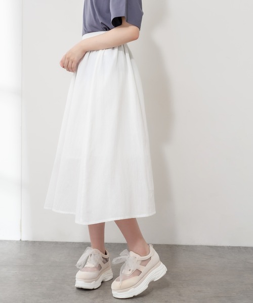 OLIVE des OLIVE（オリーブデオリーブ）の「シアーリボンスニーカー（スニーカー・レディース・ブラック/オフホワイト/ベージュ・MEDIUM/LARGE）」の6枚目の写真