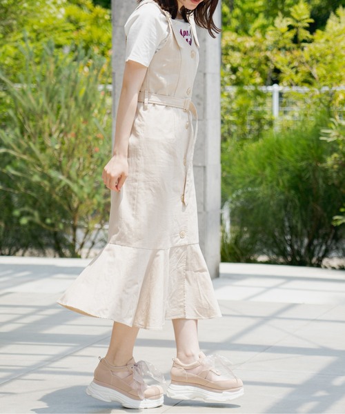 OLIVE des OLIVE（オリーブデオリーブ）の「シアーリボンスニーカー（スニーカー・レディース・ブラック/オフホワイト/ベージュ・MEDIUM/LARGE）」の12枚目の写真